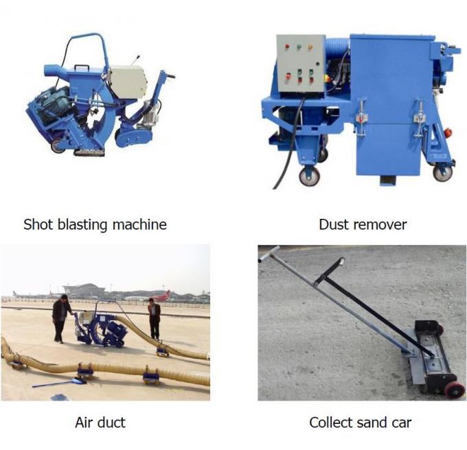 type mobile machine concrète de grenaillage de plancher, surface de la vente 2018 chaude renforçant l'équipement de nettoyage