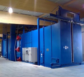 Large Scale Sand Blasting Room Remove Scale Cinder For Locomotive Industry