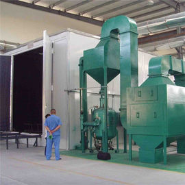 Large Scale Sand Blasting Room Remove Scale Cinder For Locomotive Industry