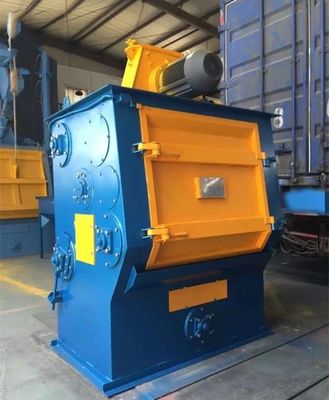 Q32 Tumble Belt Tracked Type Shot Blasting Machine For Small Wokrpieces Cleaning Rust Remove