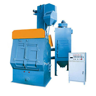 Rubber Mesh Q32 Series Tumble Shot Blasting Machine Low Energy