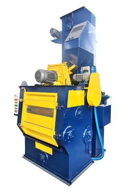 Rubber Crawler Shot Blasting Machine For Cleaning Springs And Gears